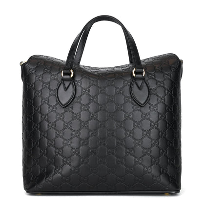 Gucci Signature Top Handle Guccissima Bag