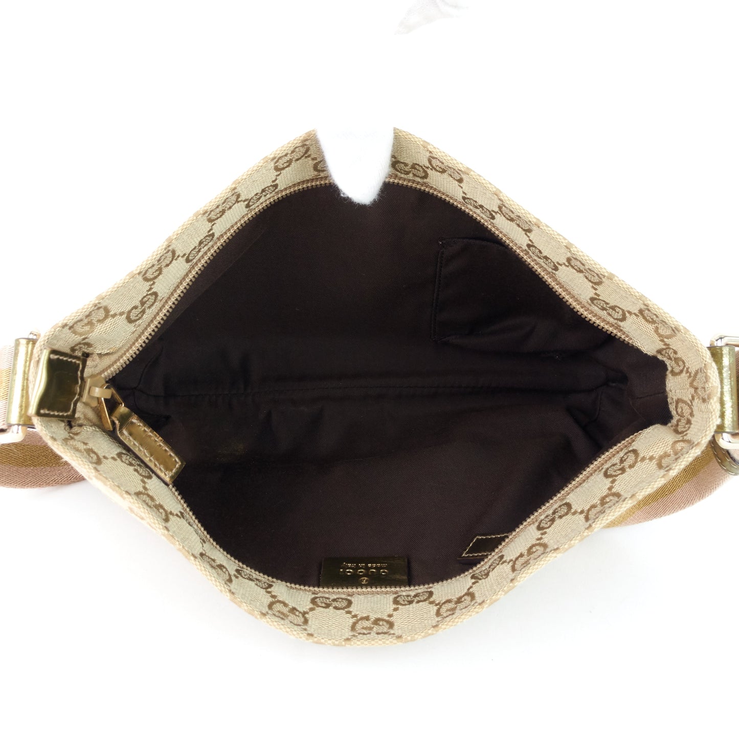Gucci GG Canvas Web Crossbody Bag