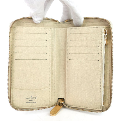 Louis Vuitto Zippy Compact Damier Azur Canvas Wallet