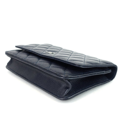 Chanel Wallet on Chain Caviar Leather Bag