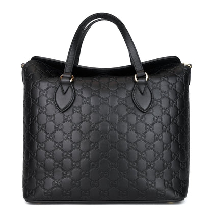 Gucci Signature Top Handle Guccissima Bag