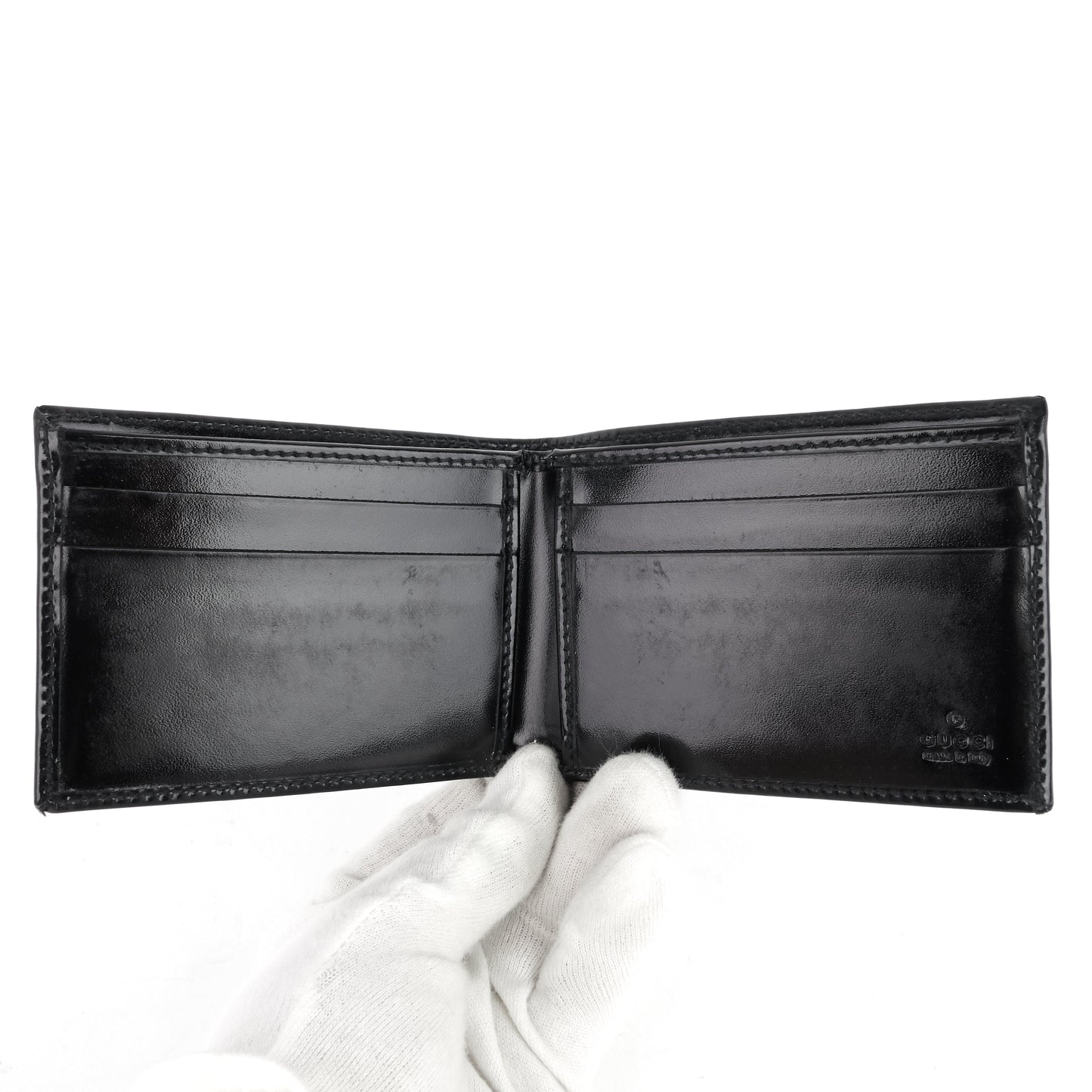 Gucci Bifold GG Coated Canvas Compact Wallet