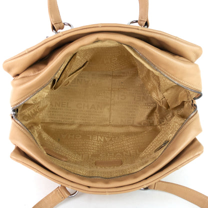 Chanel Choco Bar Caviar Shoulder Bag