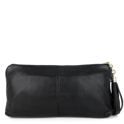 Gucci Sienna Tassel Leather Clutch Bag