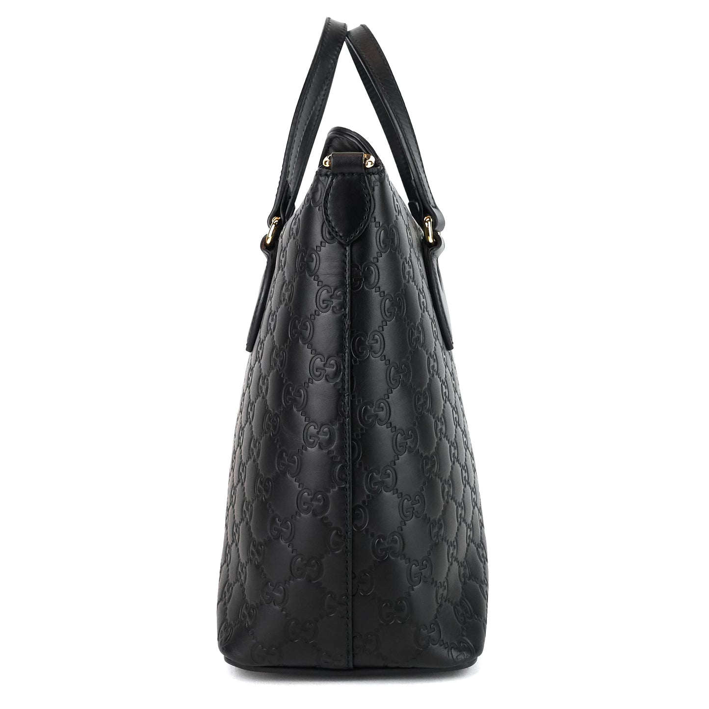 Gucci Signature Top Handle Guccissima Bag