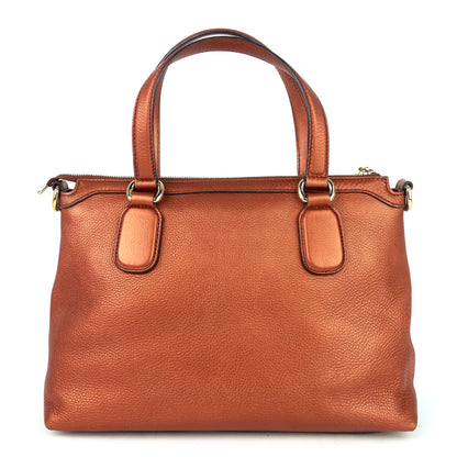 Gucci Soho Convertible Top Handle Small Leather Bag