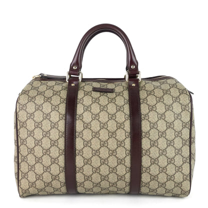 Gucci Joy Supreme Monogram Coated Canvas Boston Bag