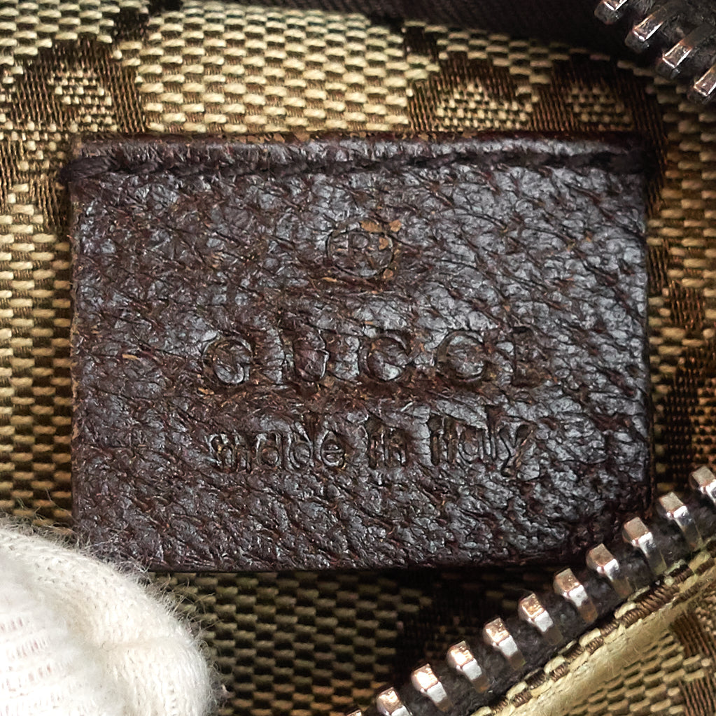 Gucci Monogram Canvas Belt Bag