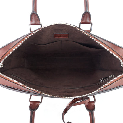 Louis Vuitto Armand Ombre Calfskin Leather Briefcase Bag