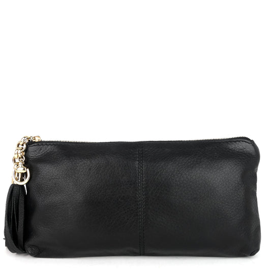 Gucci Sienna Tassel Leather Clutch Bag
