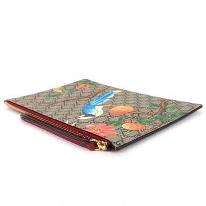 Gucci Tian Supreme Monogram Canvas Zip Pouch