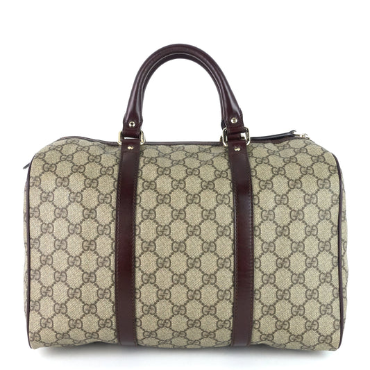 Gucci Joy Supreme Monogram Coated Canvas Boston Bag