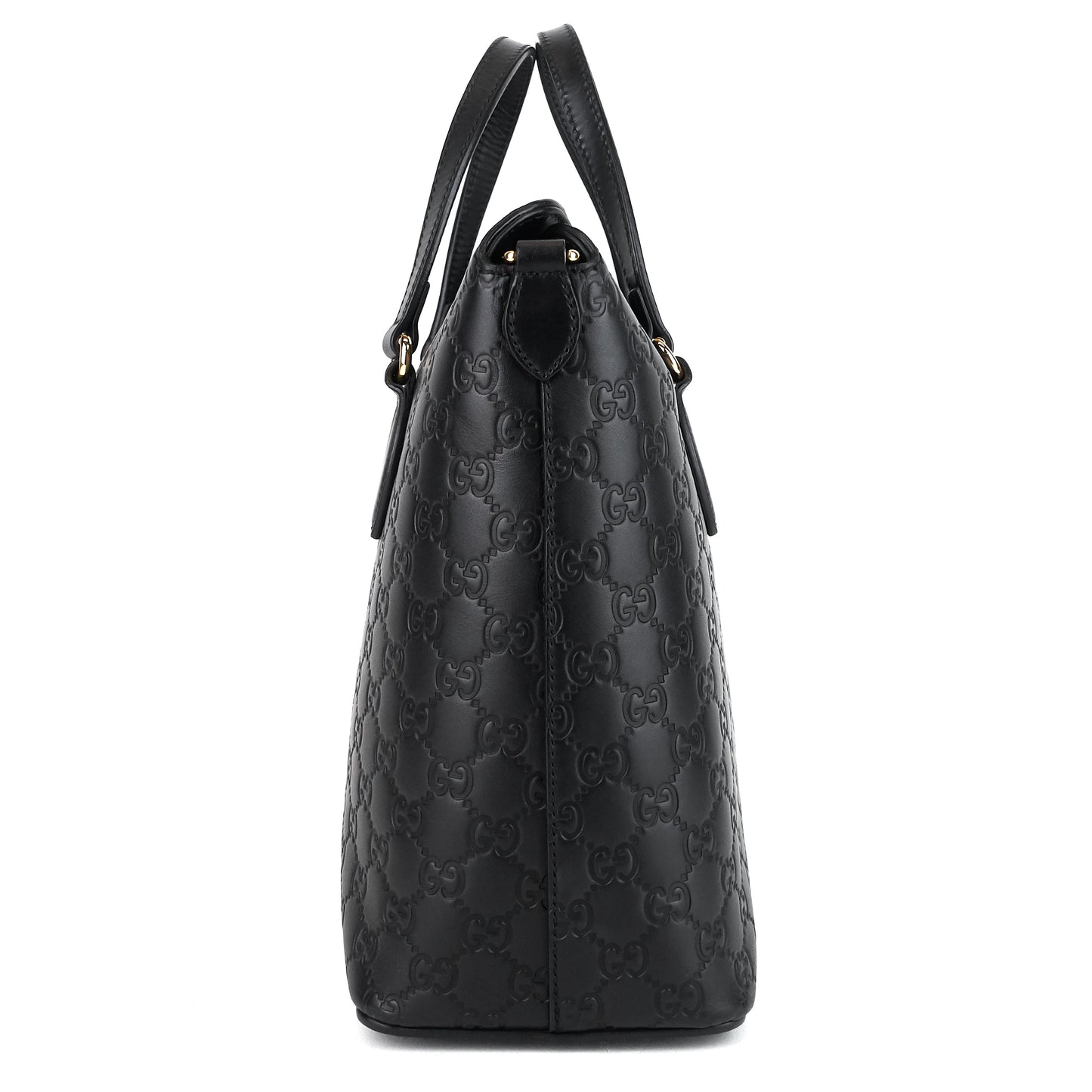 Gucci Signature Top Handle Guccissima Bag
