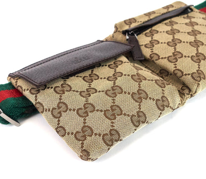 Gucci Monogram Canvas Belt Bag