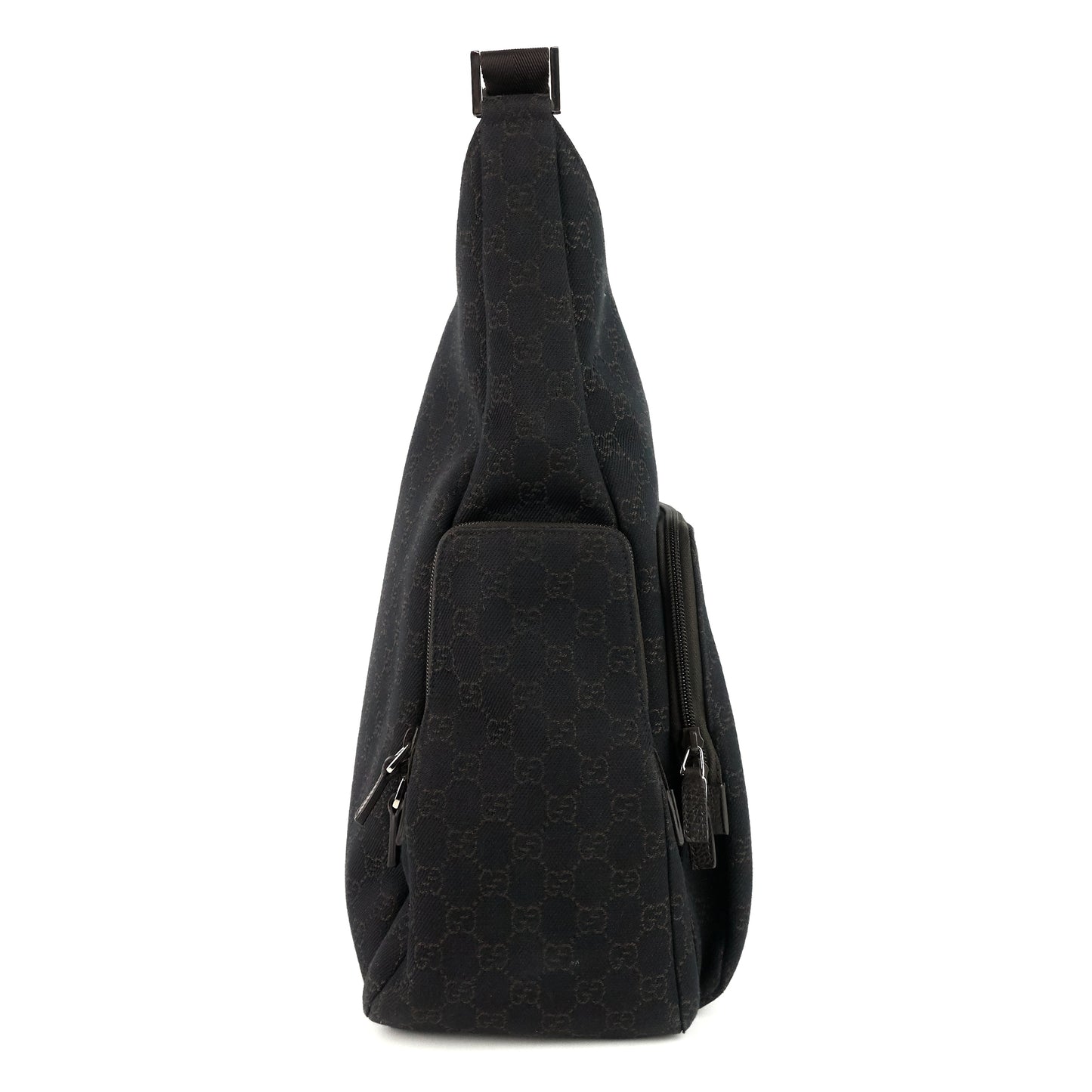 Gucci Zip Pockets XL Monogram Canvas Diaper Bag