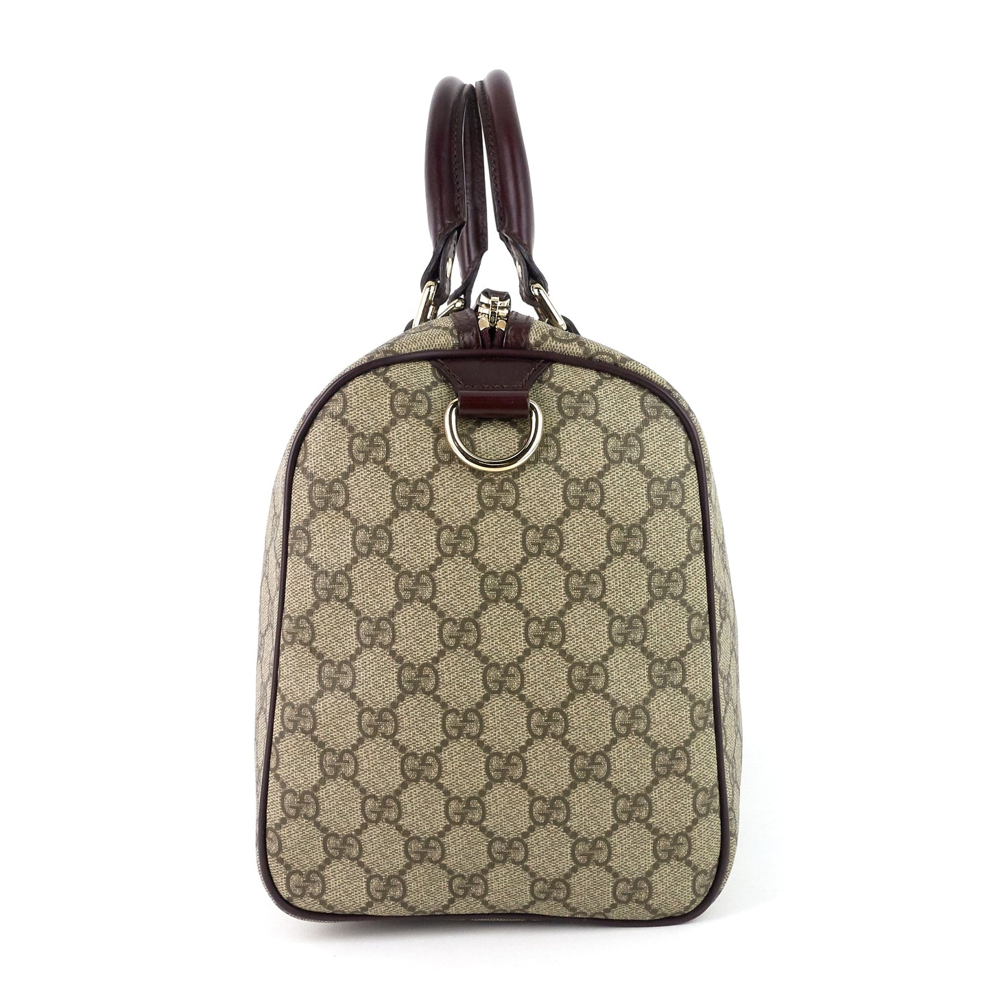 Gucci Joy Supreme Monogram Coated Canvas Boston Bag