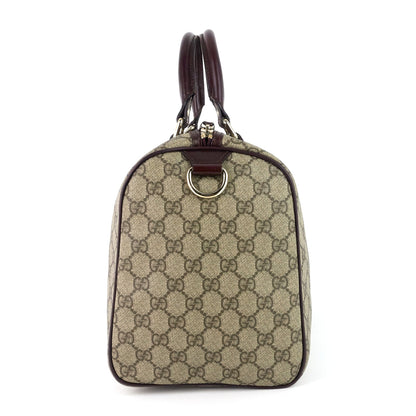 Gucci Joy Supreme Monogram Coated Canvas Boston Bag