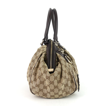 Gucci Sukey Monogram Canvas Boston Bag
