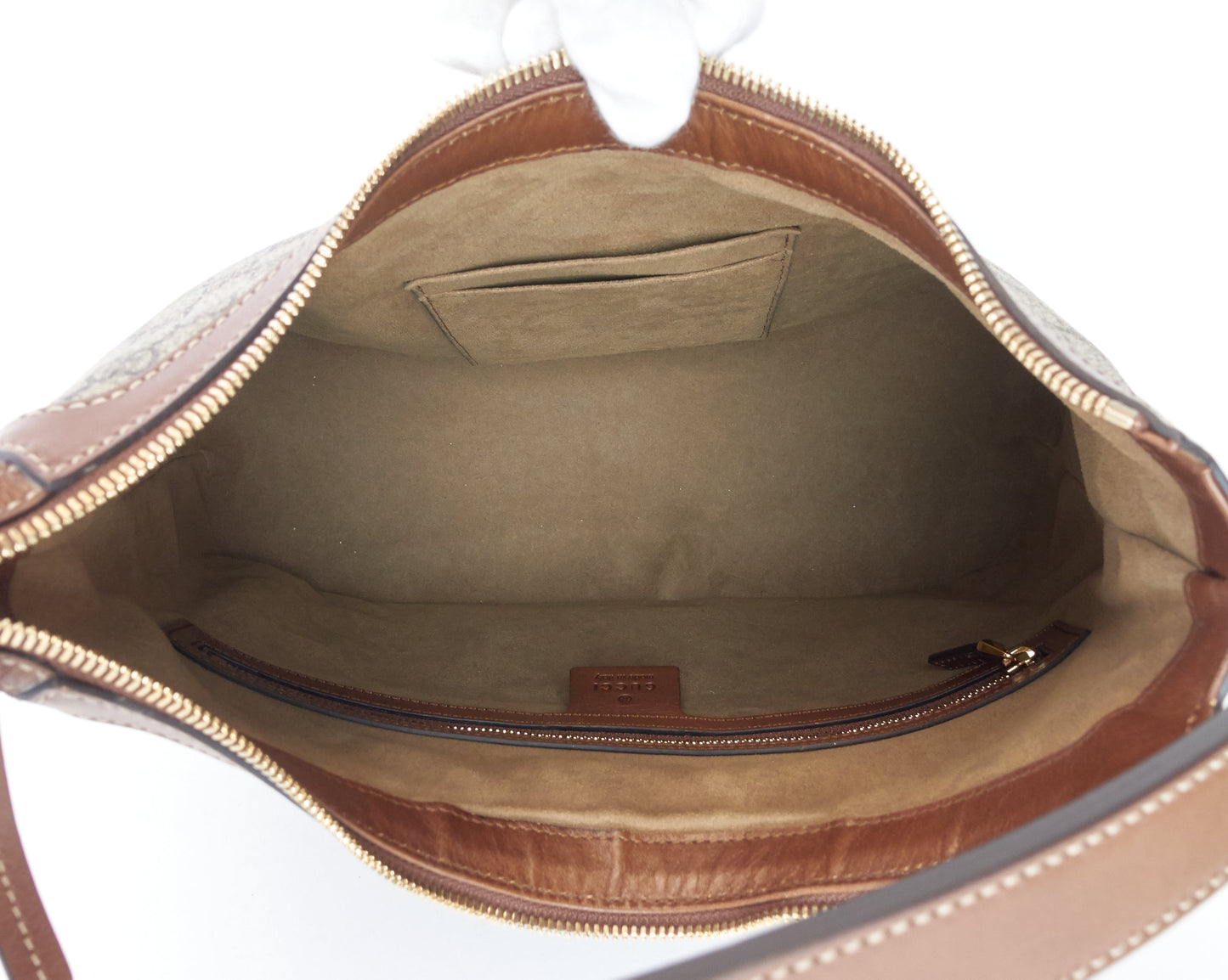 Gucci Linea A GG Supreme Canvas Hobo Bag