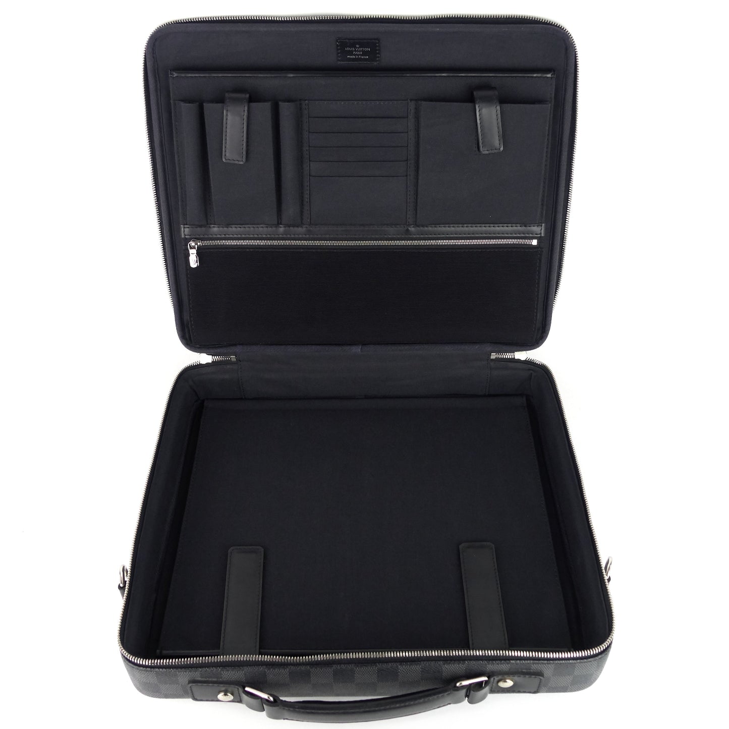 Louis Vuitto Steeve Damier Graphite Canvas Briefcase Bag