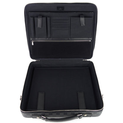 Louis Vuitto Steeve Damier Graphite Canvas Briefcase Bag