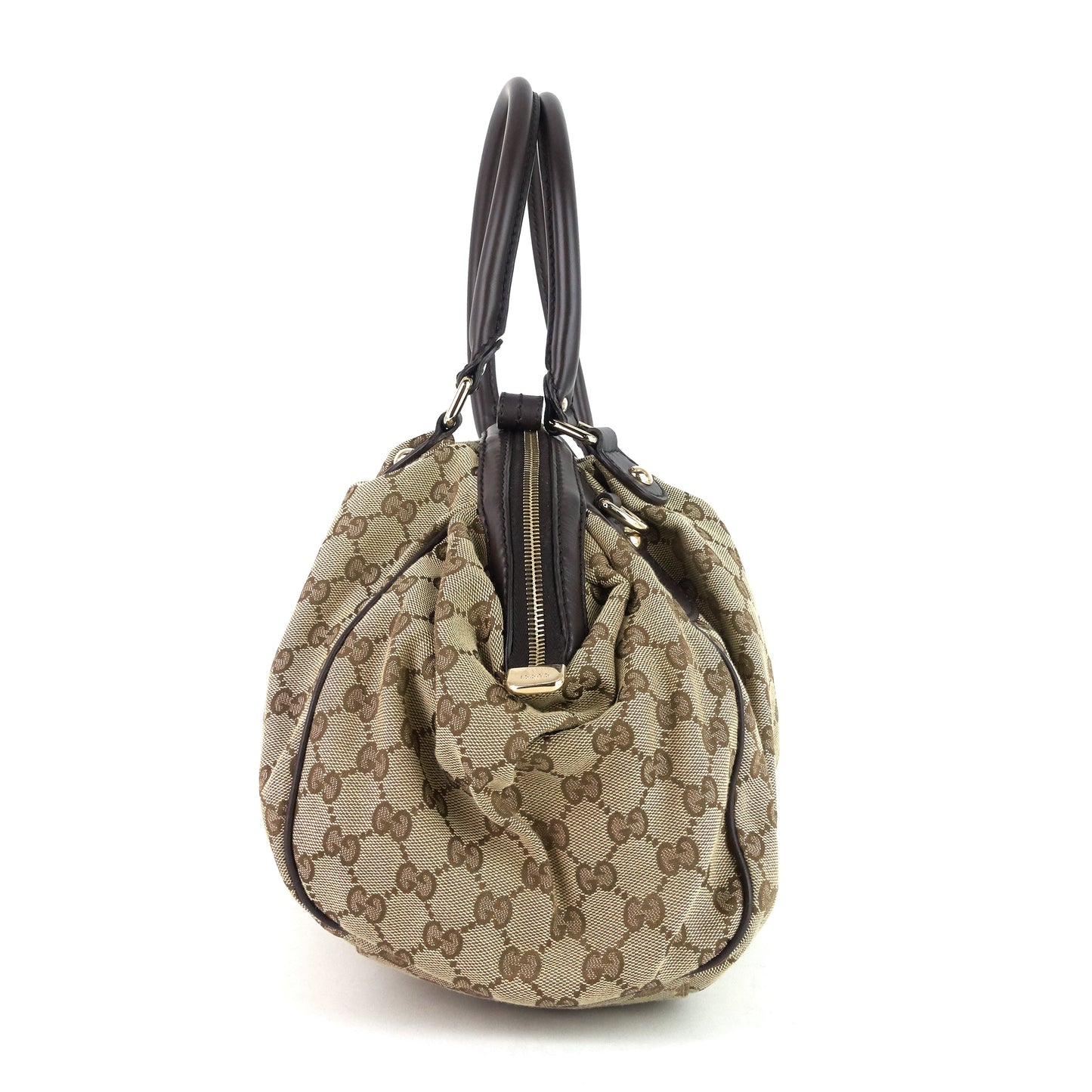 Gucci Sukey Monogram Canvas Boston Bag