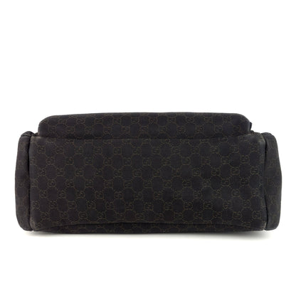 Gucci Zip Pockets XL Monogram Canvas Diaper Bag