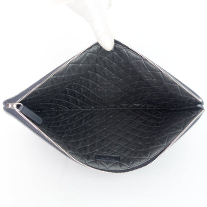 Chanel Deauville Denim O Case Sequin Clutch Bag