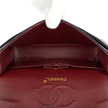 Chanel Double Flap Quilted Lambskin Leather Bag