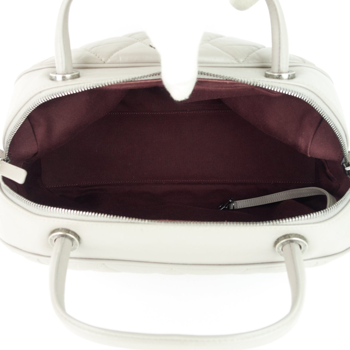 Chanel Aged Calfskin Small Bowling Bag
