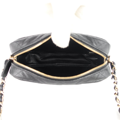 Chanel Camera Case Mini Caviar Leather Bag