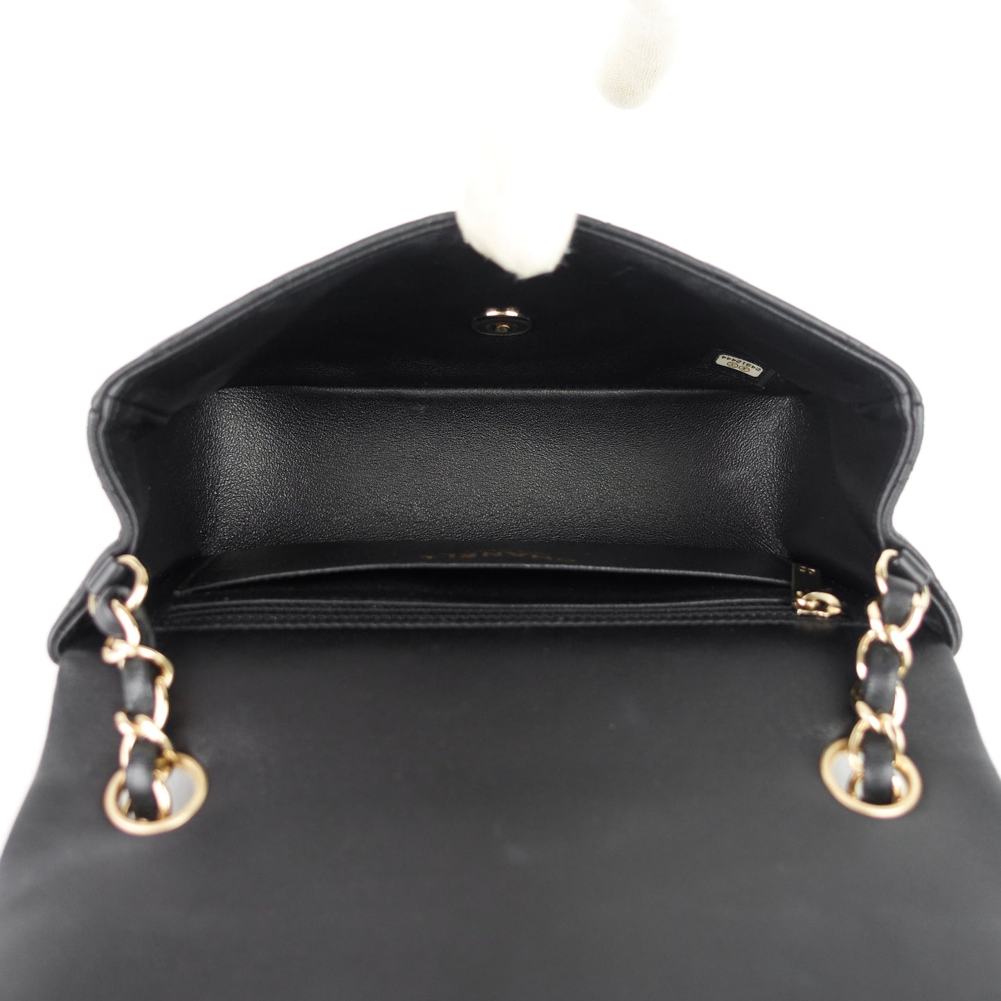 Chanel Classic Mini Lambskin Leather Single Flap Bag