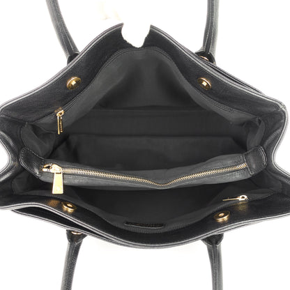 Chanel Executive Cerf XL Caviar Leather Tote Bag
