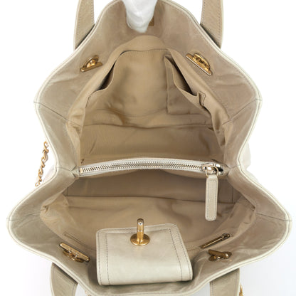 Chanel In The Mix Calfskin Tote Bag