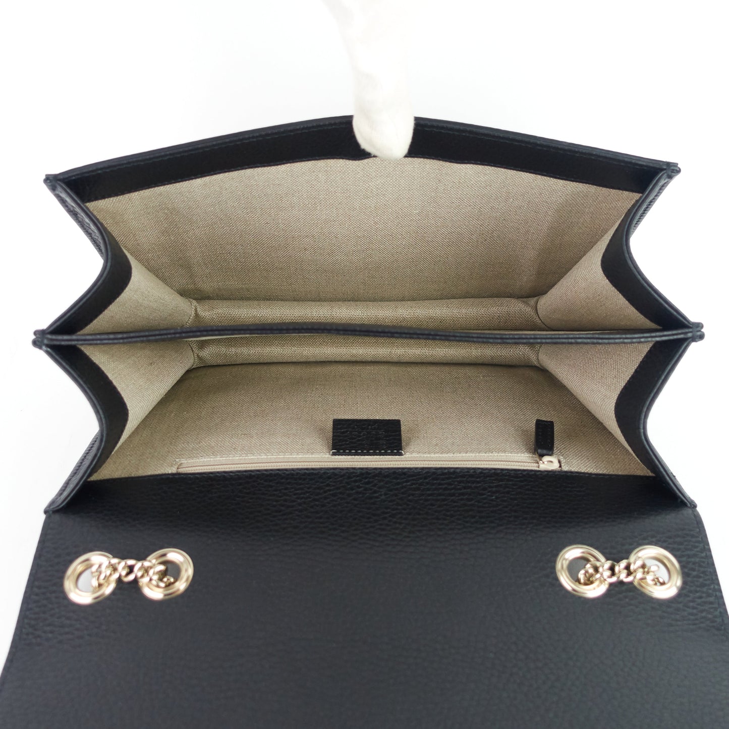 Gucci Dollar Interlocking G Medium Calfskin Leather Shoulder Bag