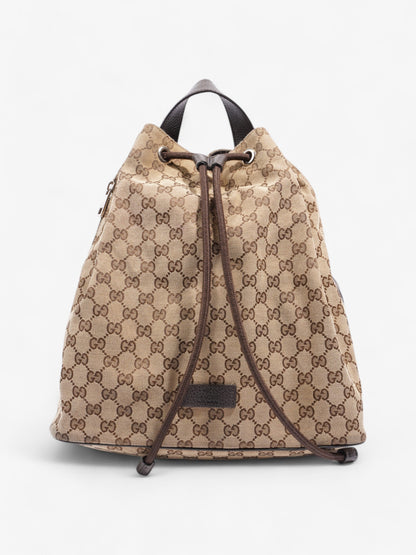 Gucci Drawstring Backpack GG Supreme Canvas