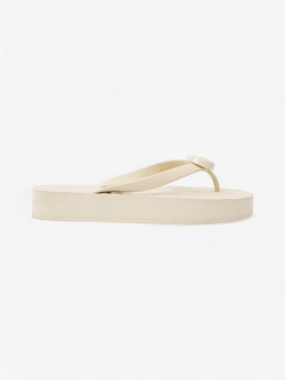 Gucci Double G Platform Sandal Cream Rubber EU 38 UK 5