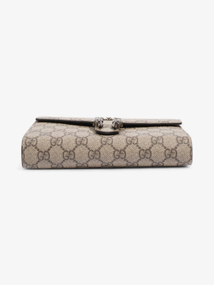 Gucci Dionysus Chain Wallet GG Supreme  Coated Canvas