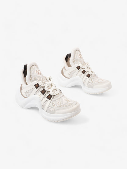 Louis Vuitton Archlight Sneakers White  / Beige  Canvas EU 39 UK 6