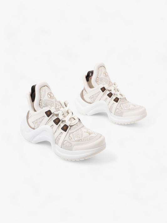 Louis Vuitton Archlight Sneakers White  / Beige  Canvas EU 39 UK 6
