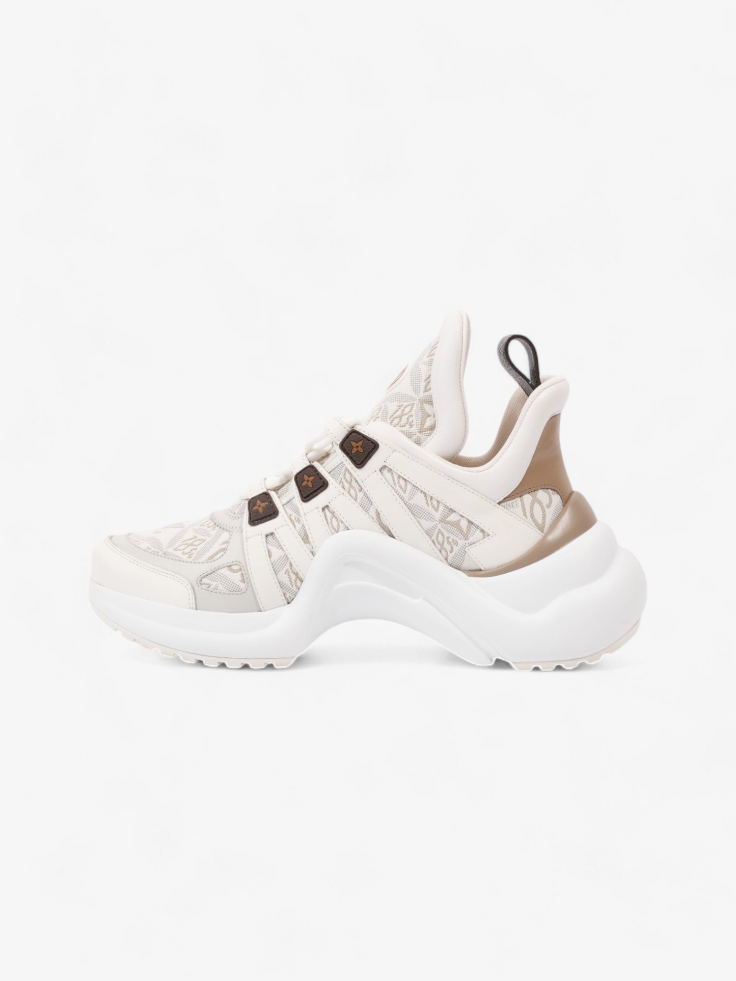 Louis Vuitton Archlight Sneakers White  / Beige  Canvas EU 39 UK 6