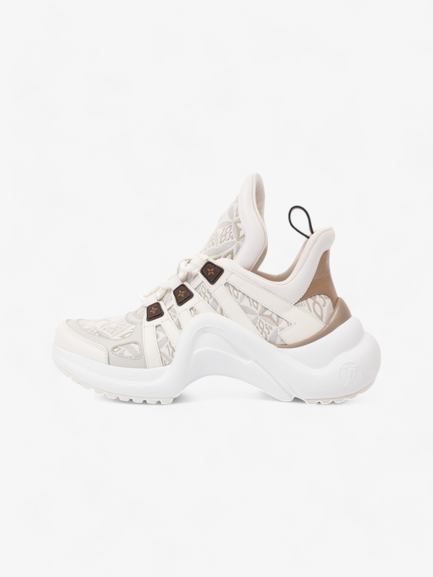 Louis Vuitton Archlight Sneakers White  / Beige  Canvas EU 39 UK 6