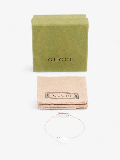 Gucci Heart Bracelet Silver Silver Sterling 17