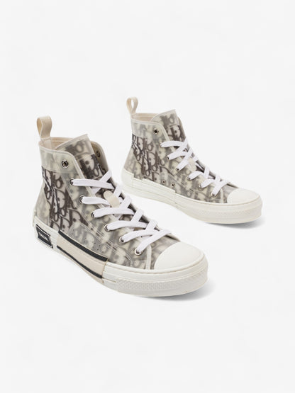 Christian Dior B23 High-tops White  / Grey Oblique Mesh EU 39 UK 6