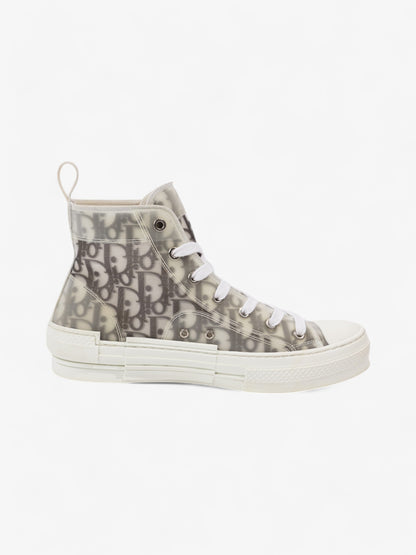 Christian Dior B23 High-tops White  / Grey Oblique Mesh EU 39 UK 6