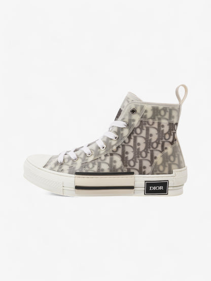 Christian Dior B23 High-tops White  / Grey Oblique Mesh EU 39 UK 6