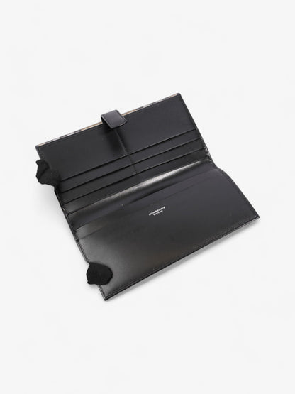 Burberry Long Wallet Nova Check / Black Nylon