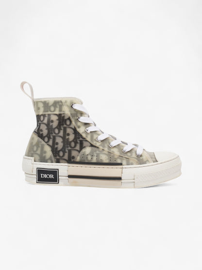 Christian Dior B23 High-tops White  / Grey Oblique Mesh EU 37.5 UK 4.5