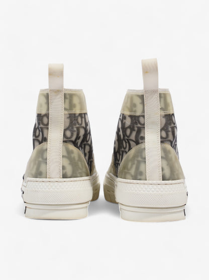 Christian Dior B23 High-tops White  / Grey Oblique Mesh EU 37.5 UK 4.5