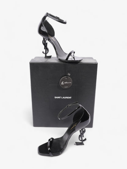 Saint Laurent Opyum 100mm Black Leather EU 37 UK 4